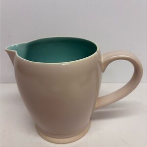 Vintage Poole Pottery Collectible Earthenware Jug Two Tone England